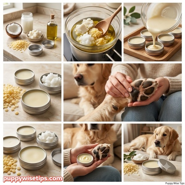 Homemade Paw Balm for Dogs
